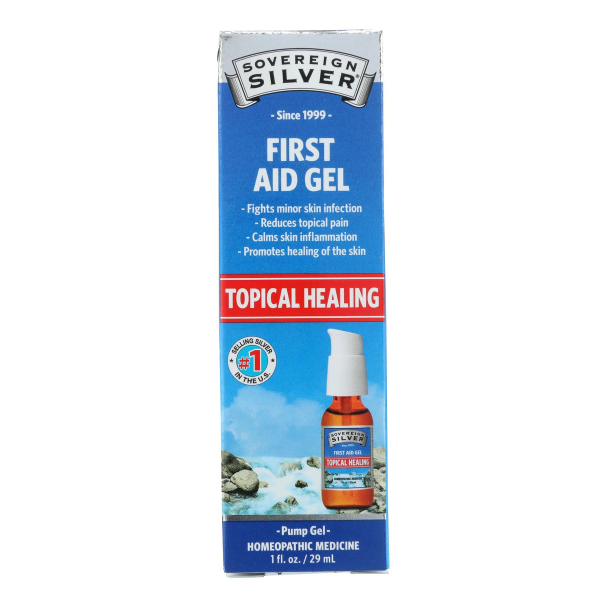 First Aid Gel with 10ppm Colloidal Silver - 1oz - Cozy Farm