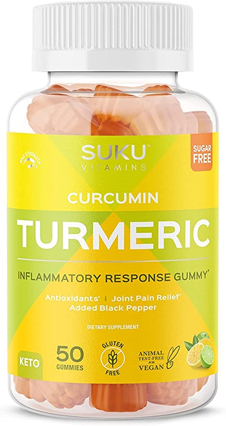 Suku Vitamins Gummy Turmeric Supplement (50) - Cozy Farm