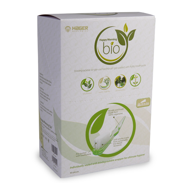 Hager Pharma - Tbrsh Hpy Mrng Bio Toothpaste (Pack of 40) - Cozy Farm