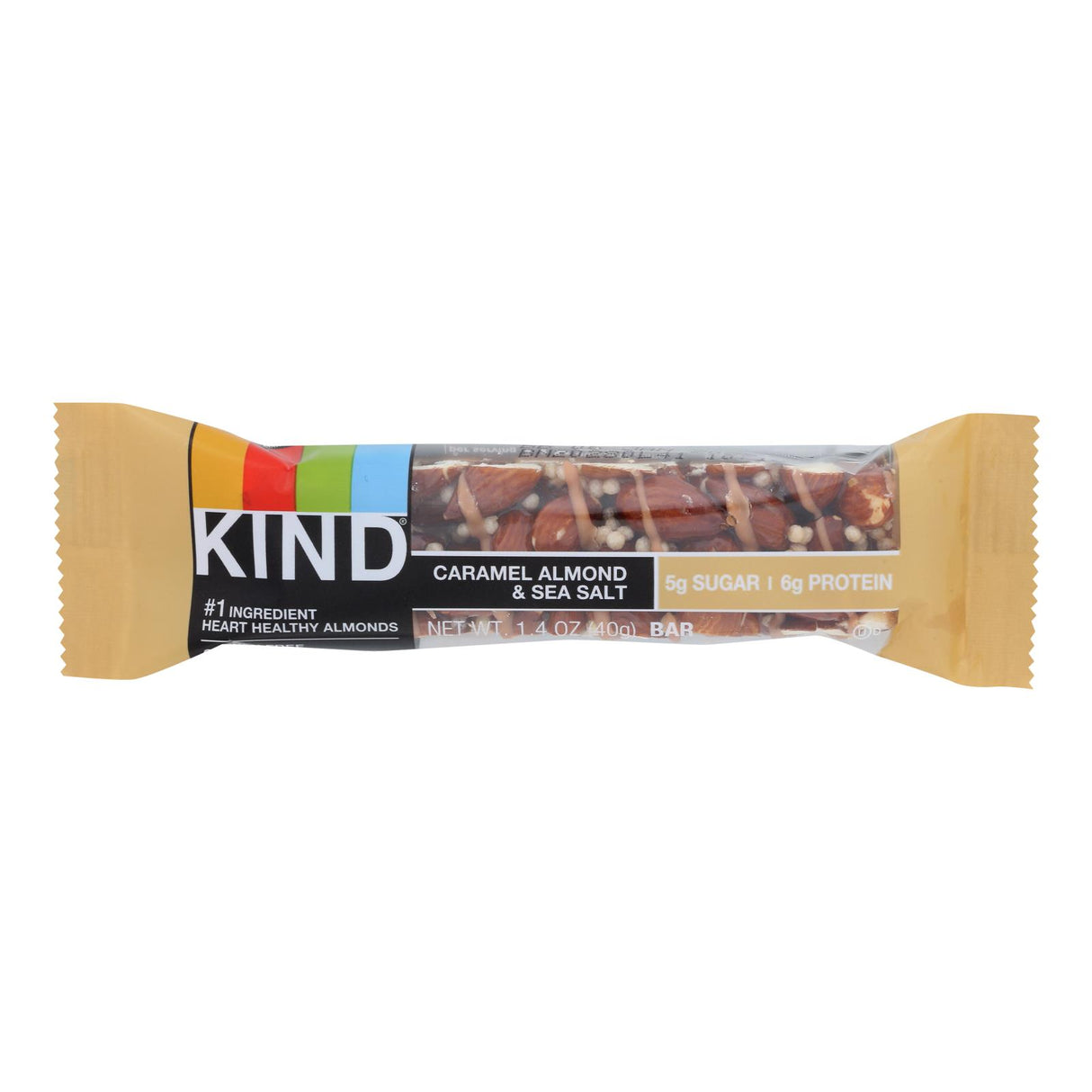 Kind Caramel Almond Sea Salt Bar, 1.4 Oz Bar (12-Pack) - Cozy Farm