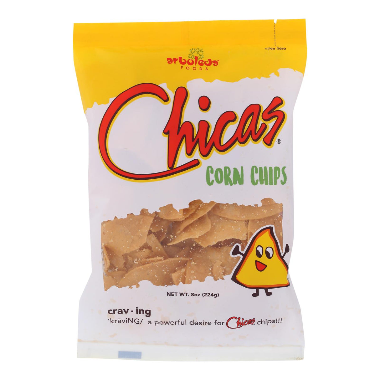 Chicas Chips Corn Tortilla Original - 8 Oz (Case of 9) - Cozy Farm