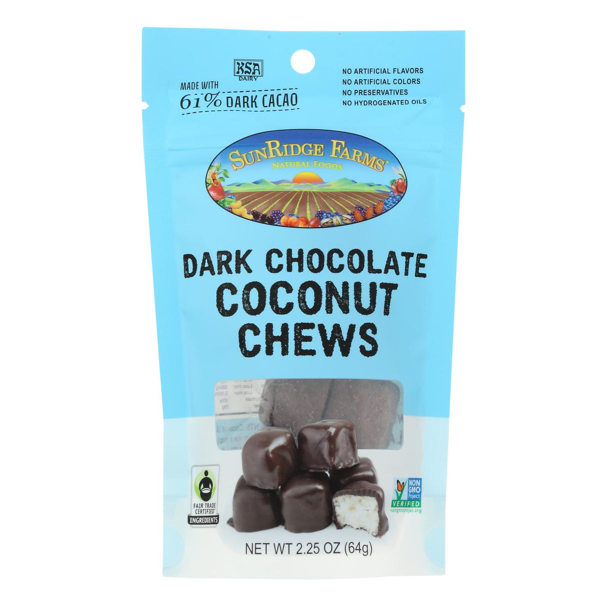 Sunridge Farms Coconut Chews - 2.25 Oz (Pack of 8) - Cozy Farm