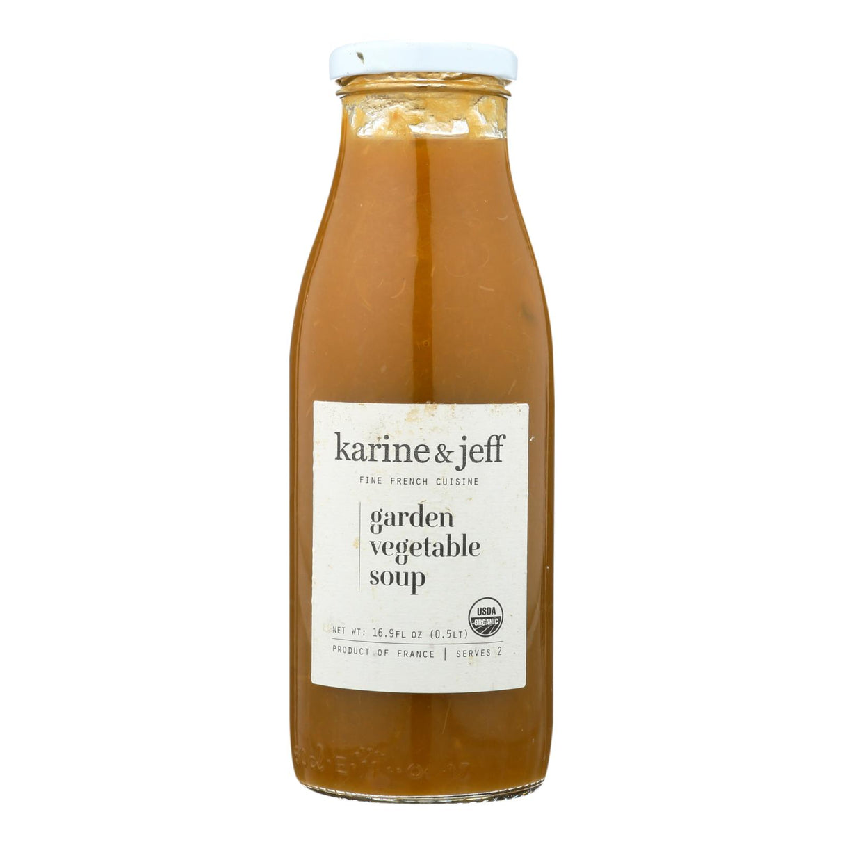 Karine and Jeff Garden Vegetable Soup (Pack of 6 - 16.9 Fl Oz) - Cozy Farm