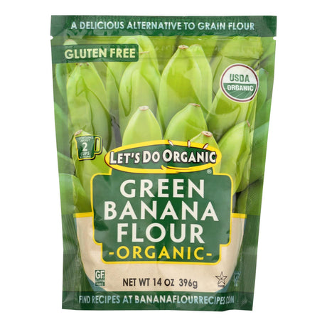Let's Do Organic Green Banana Flour (Pack of 6 - 14 Oz) - Cozy Farm 