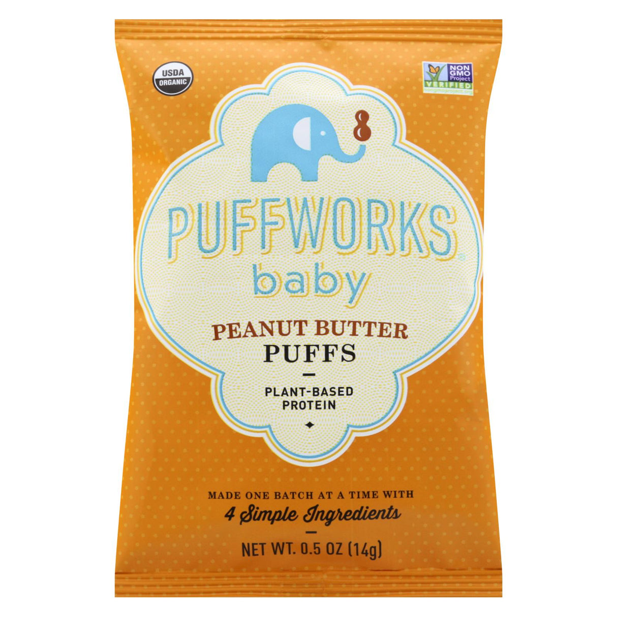 Puffworks - Puff Baby Peanut Butter (Pack of 6 - 6.5oz) - Cozy Farm