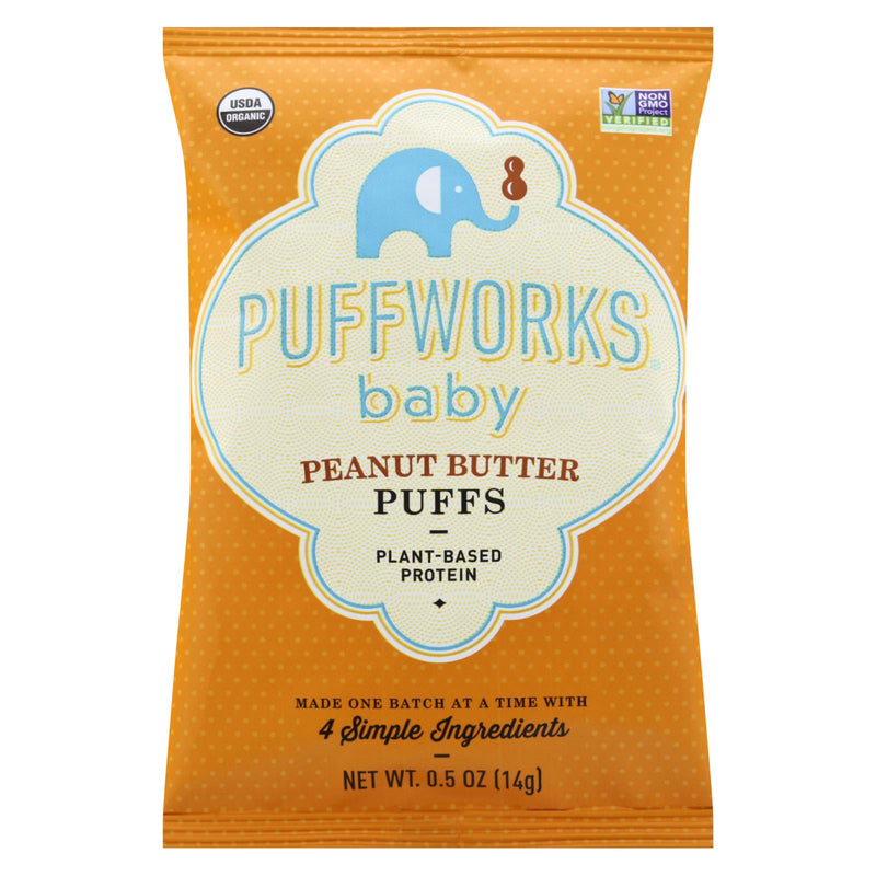 Puffworks - Puff Baby Peanut Butter (Pack of 6 - 6.5oz) - Cozy Farm 