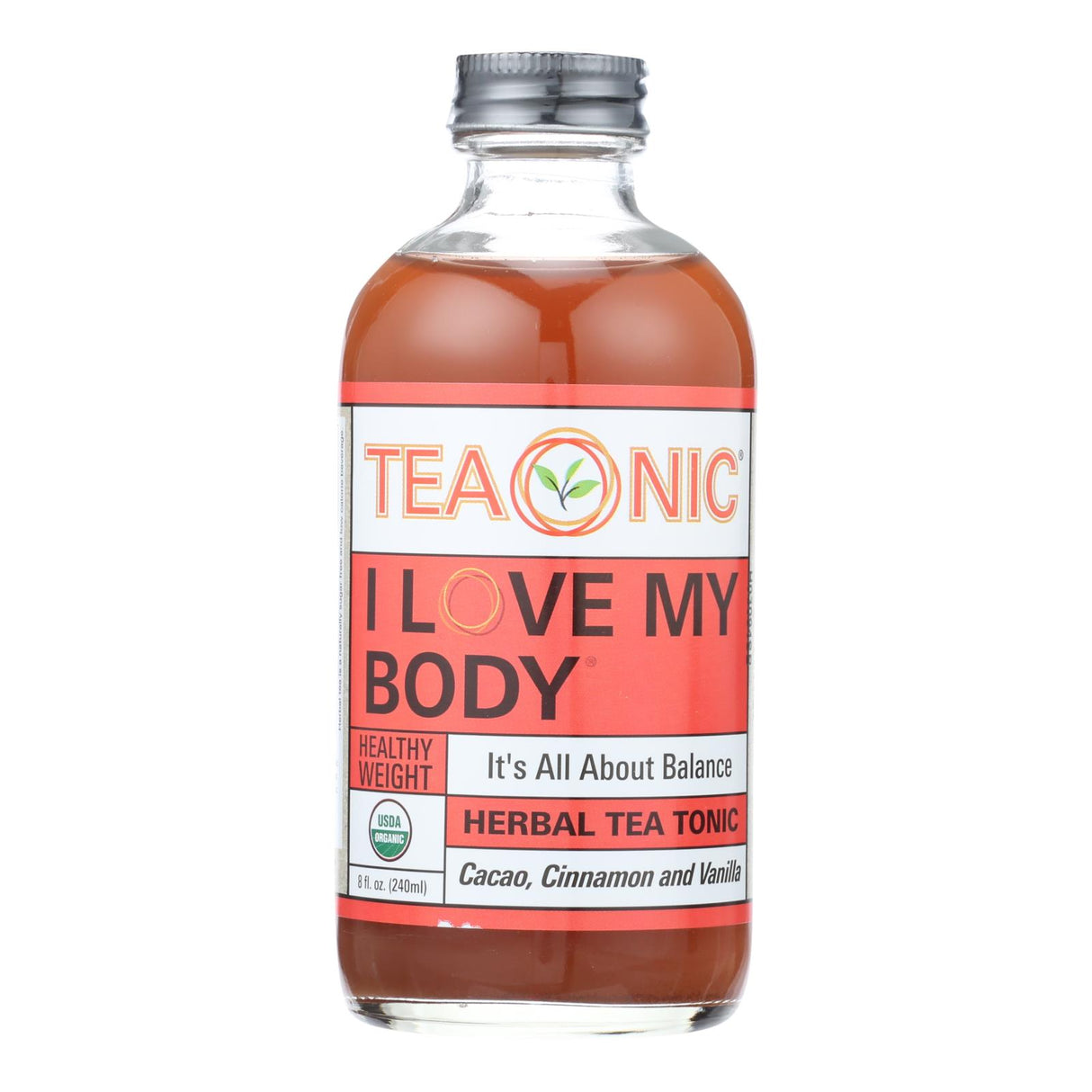 Teaonic I Love My Skinny Body Herbal Tea Supplement (Pack of 6 - 8 Fl Oz) - Cozy Farm