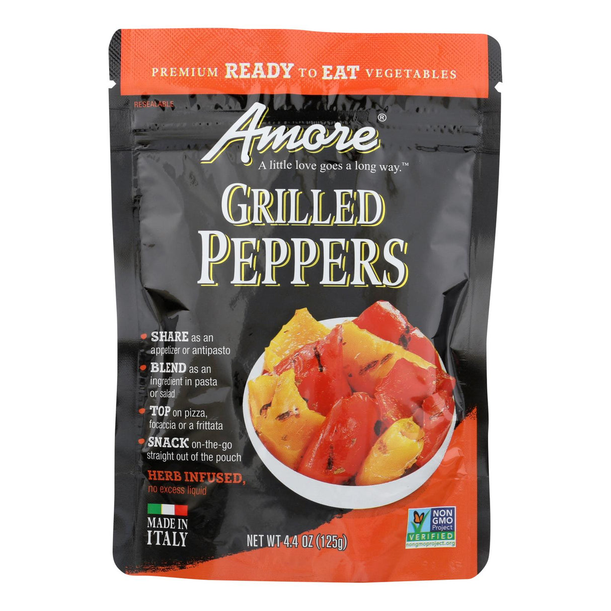 Amore Grilled Peppers (Pack of 10) 4.4oz - Cozy Farm