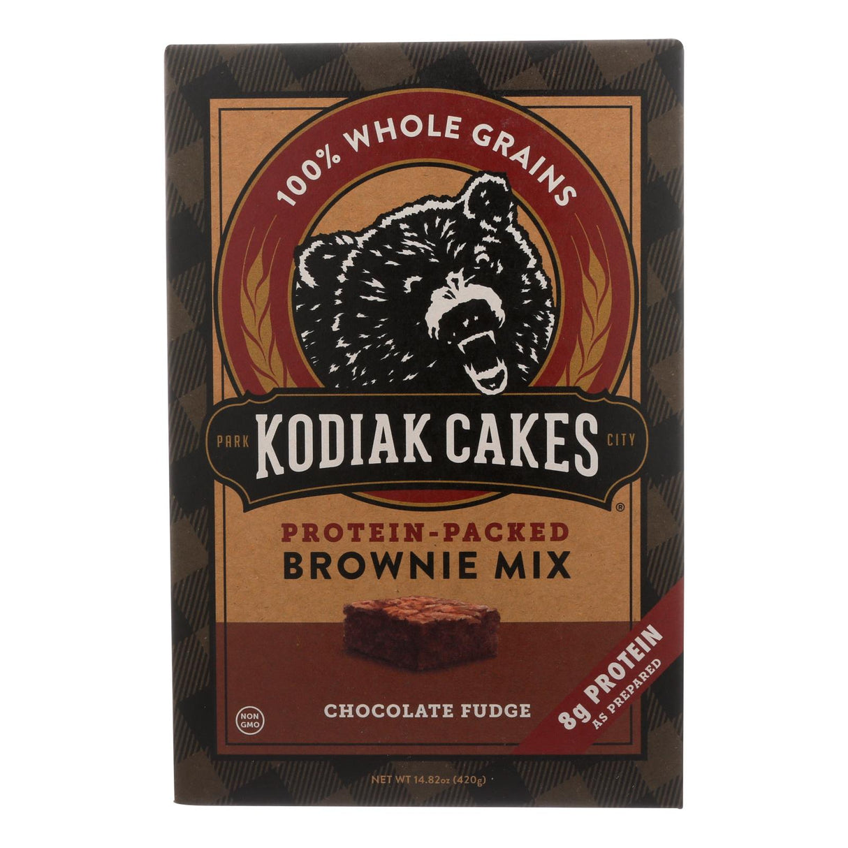 Kodiak Cakes Brownie Mix Chocolate Fudge, 14.82 Oz (Pack of 6) - Cozy Farm