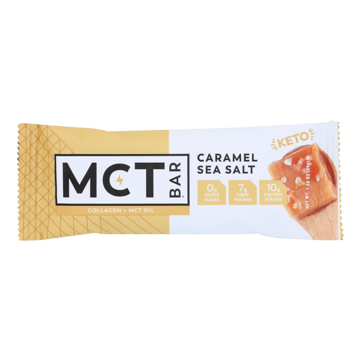 Nuskool Caramel Sea Salt Bar - Pack of 12 - 1.38 Oz - Cozy Farm