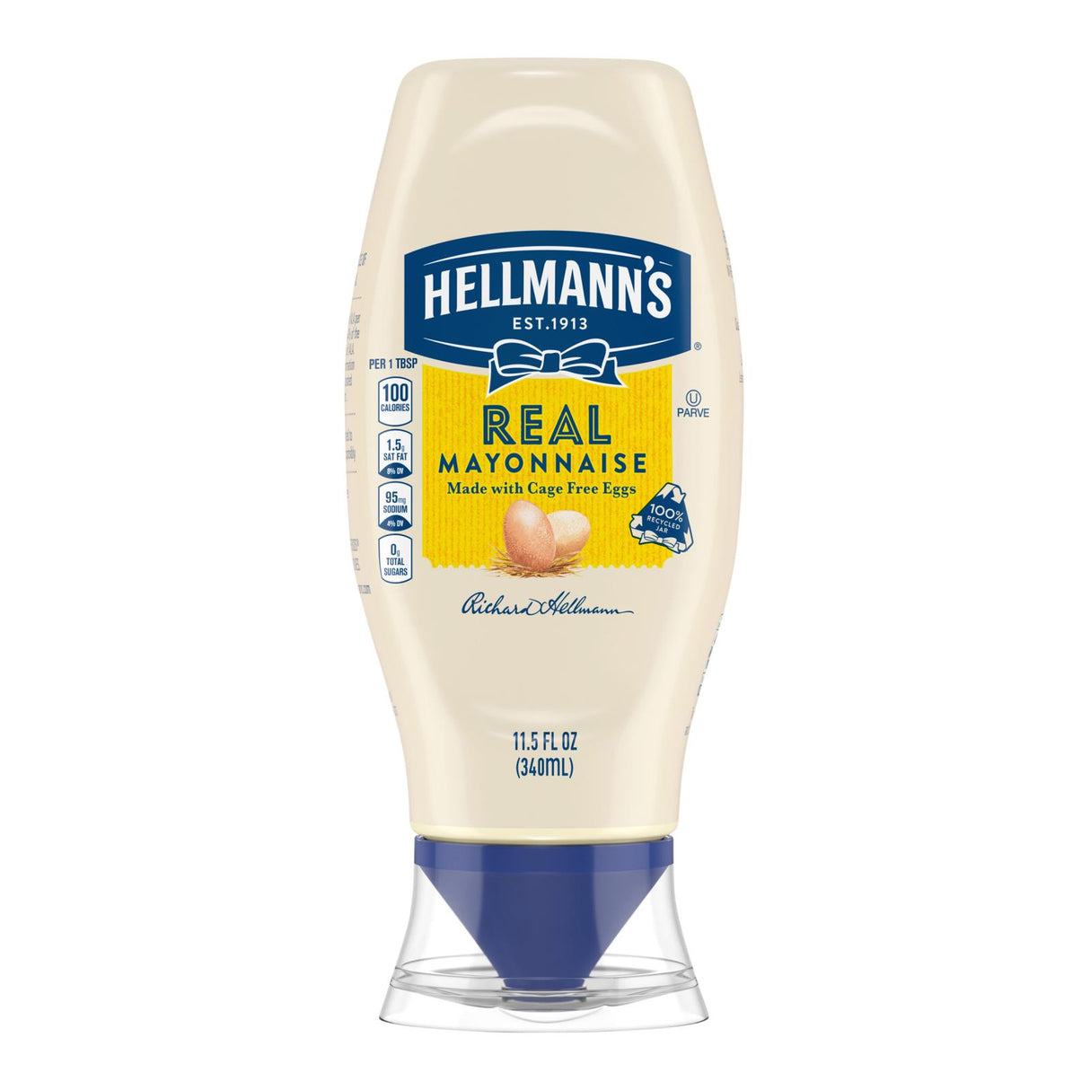 Hellmann's Real Mayonnaise, 12-Pack, 11.5 oz. Bottles - Cozy Farm