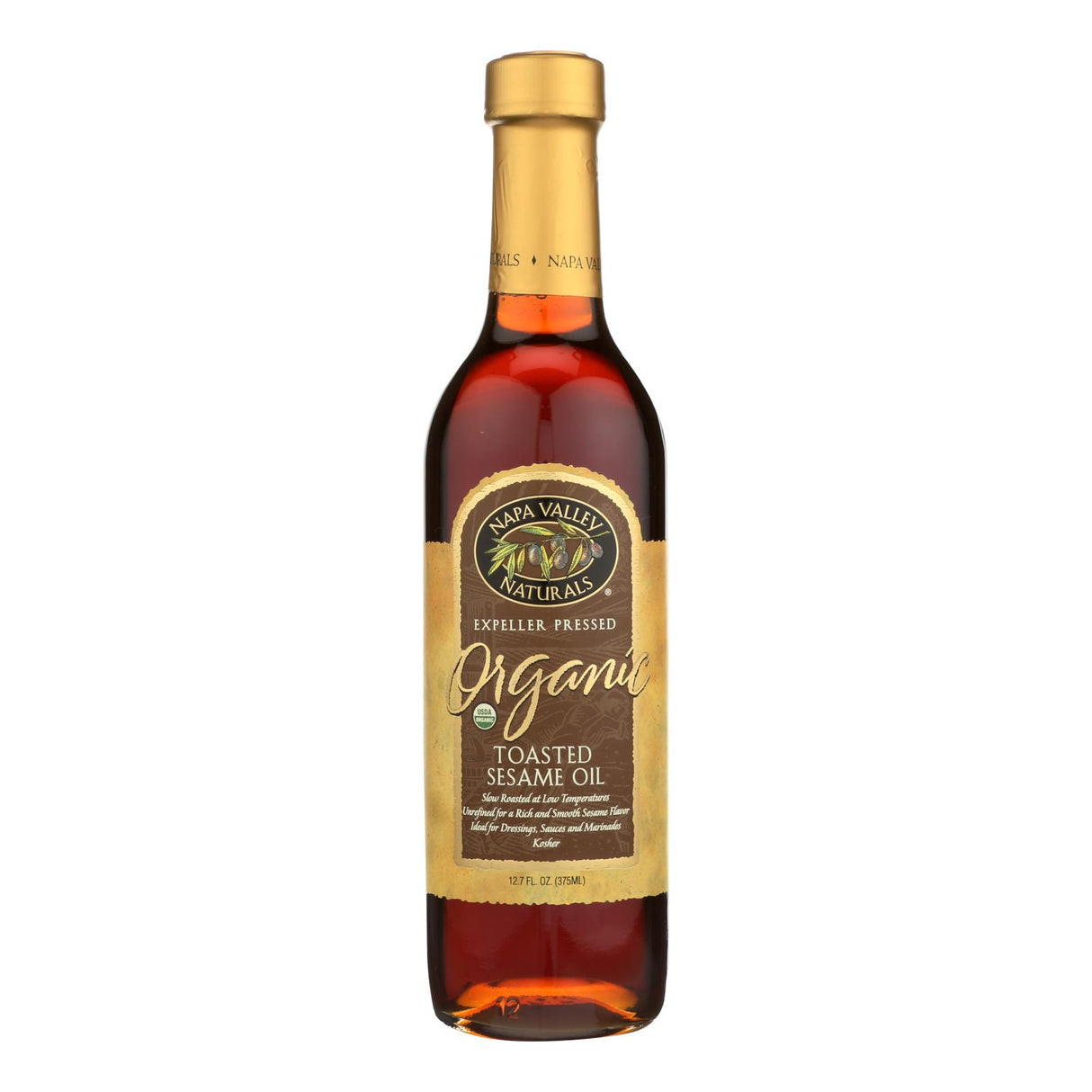 Napa Valley Naturals Toasted Sesame Oil, 12 Pack, 12.7 Fl Oz - Cozy Farm