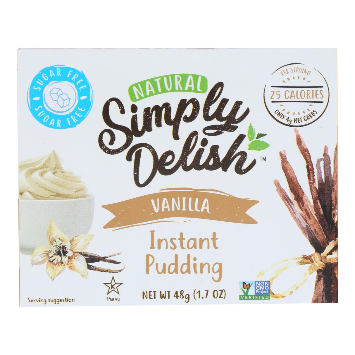 Simply Delish Vanilla Pudding Mix (6-Pack - 1.7 Oz.) - Cozy Farm
