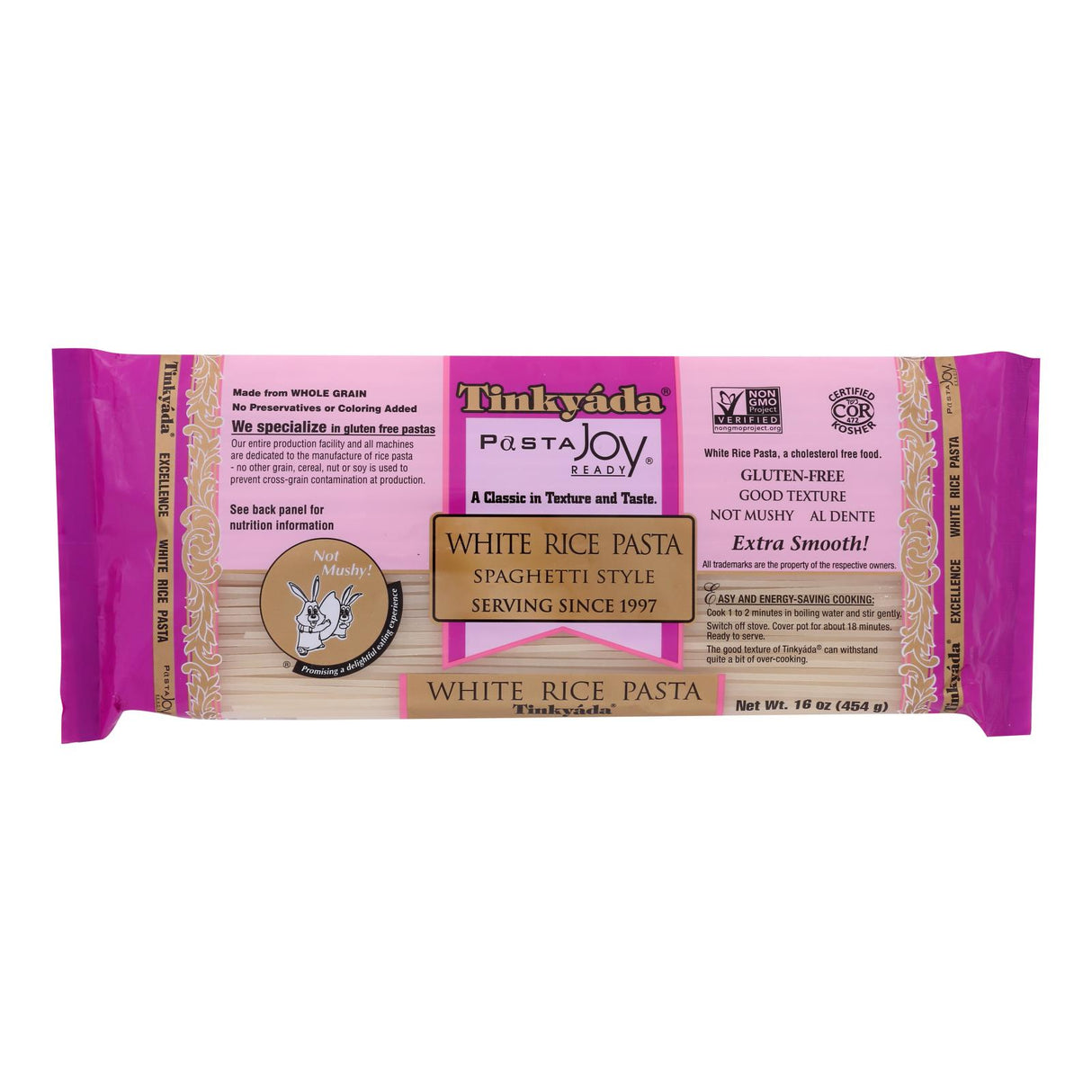 Tinkyada White Rice Spaghetti 12-Pack, 16 Oz per Package - Cozy Farm