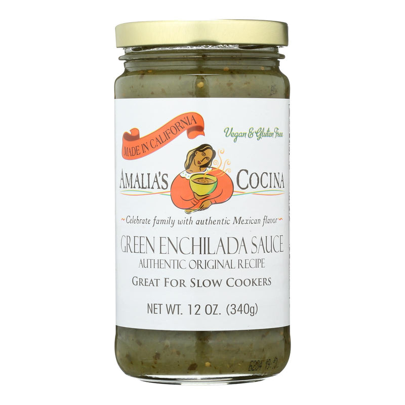 Amalia's Cocina Green Enchilada Sauce, (12-Pack), 12 fl oz - Cozy Farm 