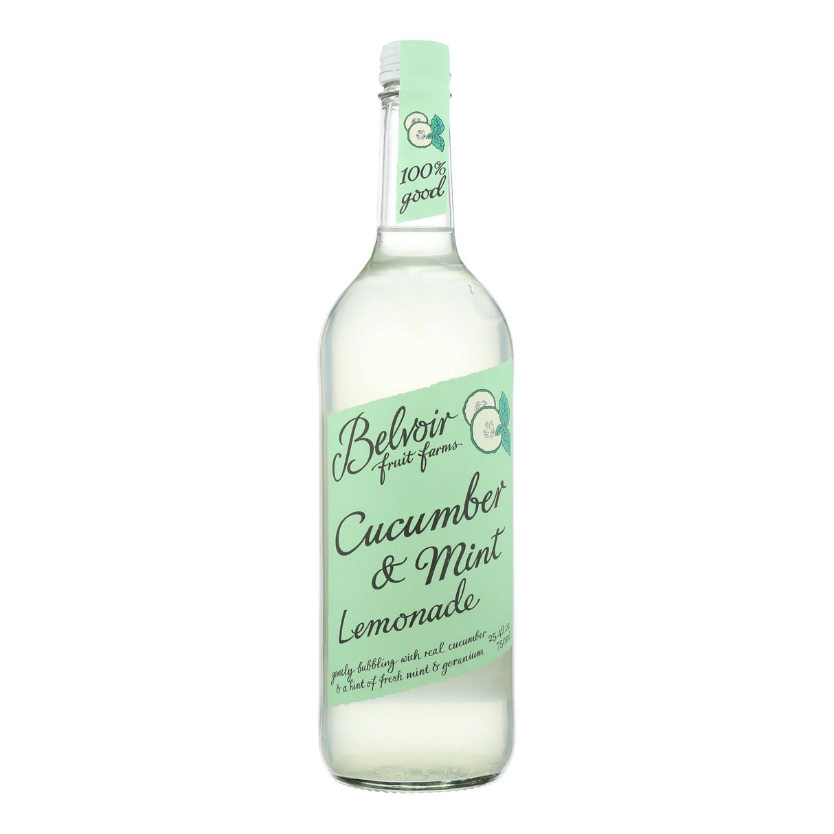Belvoir Cucumber & Mint Lemonade (Pack of 6 - 25.4 Fl Oz) - Cozy Farm