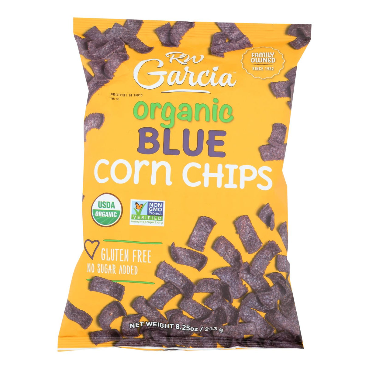 R.W. Garcia Organic Blue Corn Chips (Pack of 12) 8.25 Oz - Cozy Farm