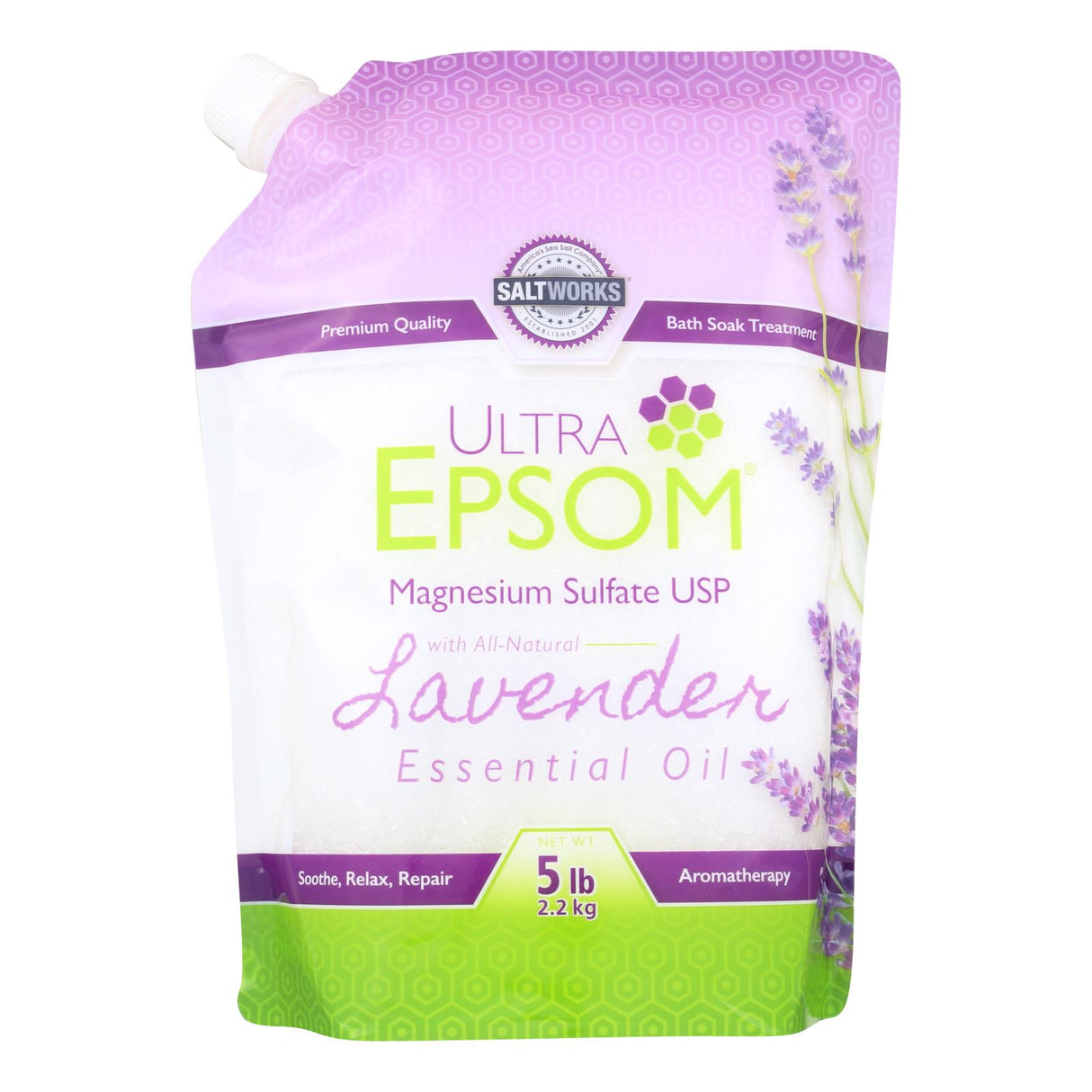Ultra Epsom - Lavender Epson Salt - 5 Lb - Cozy Farm