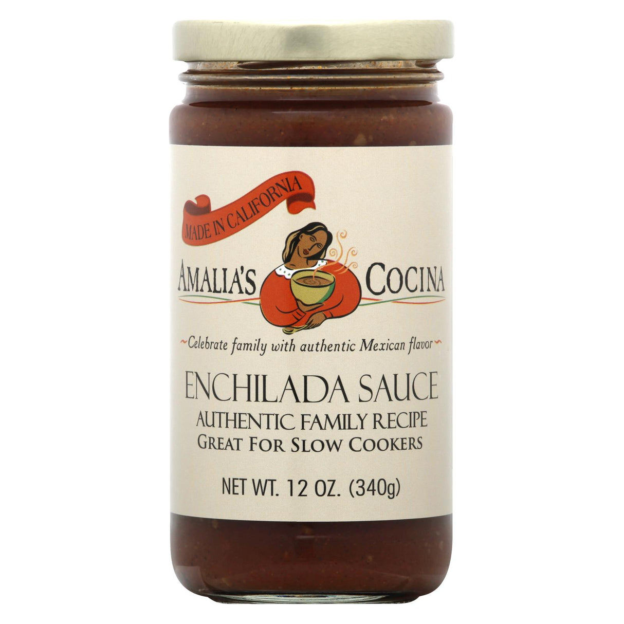 Amalia's Cocina Enchilada Sauce, 12 Pack of 12 Ounces - Cozy Farm