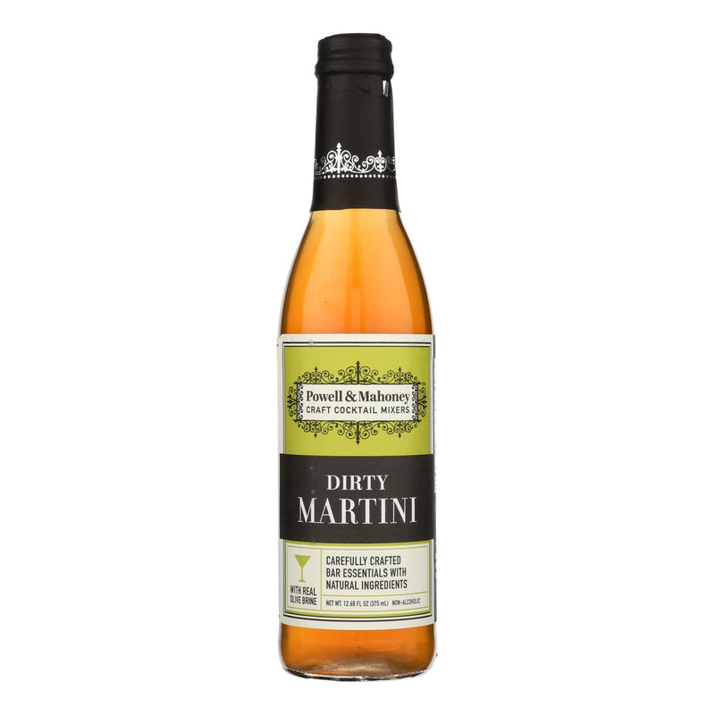Powell & Mahoney Dirty Martini Classic Cocktail, Pack of 6 Bottles 12.68oz - Cozy Farm 