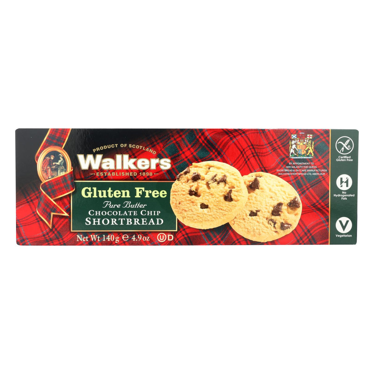 Walkers Shortbread Chocolate Chip Cookies - Pack of 6 - 4.9 Oz Each - Cozy Farm