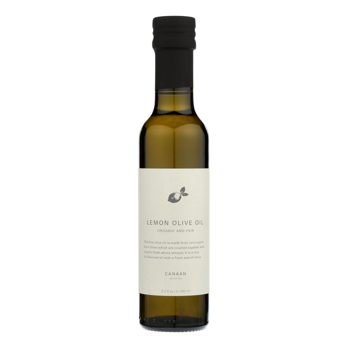 Canaan Extra Virgin Lemon Olive Oil, 6 Pack x 8.4 Fl Oz - Cozy Farm