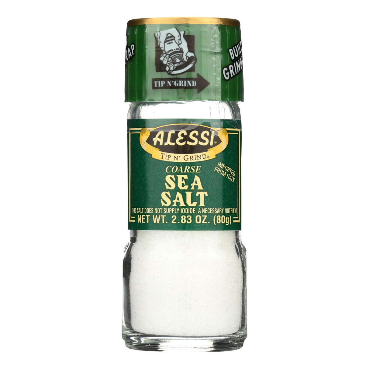 Alessi Premium Sea Salt, 2.83 Oz (Pack of 6) - Cozy Farm