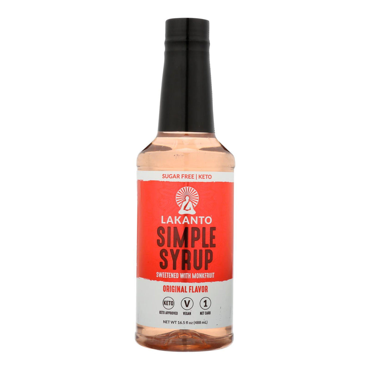 Lakanto Original Premium Sweetener Syrup (Pack of 8) 16.5 Fl Oz - Cozy Farm