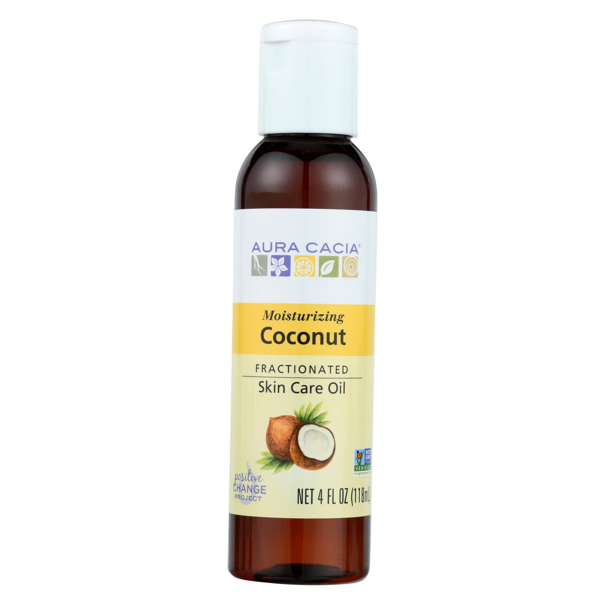 Aura Cacia Coconut Body Oil, 4 Fl Oz - Cozy Farm