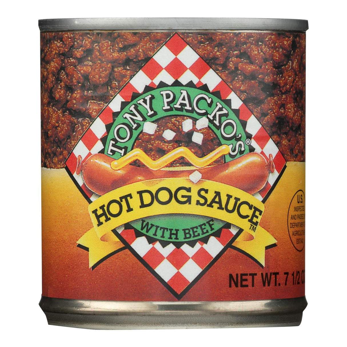 Tony Packo's 12-Pack 7.5 oz Authentic Hungarian Beef Hot Dog Sauce - Cozy Farm