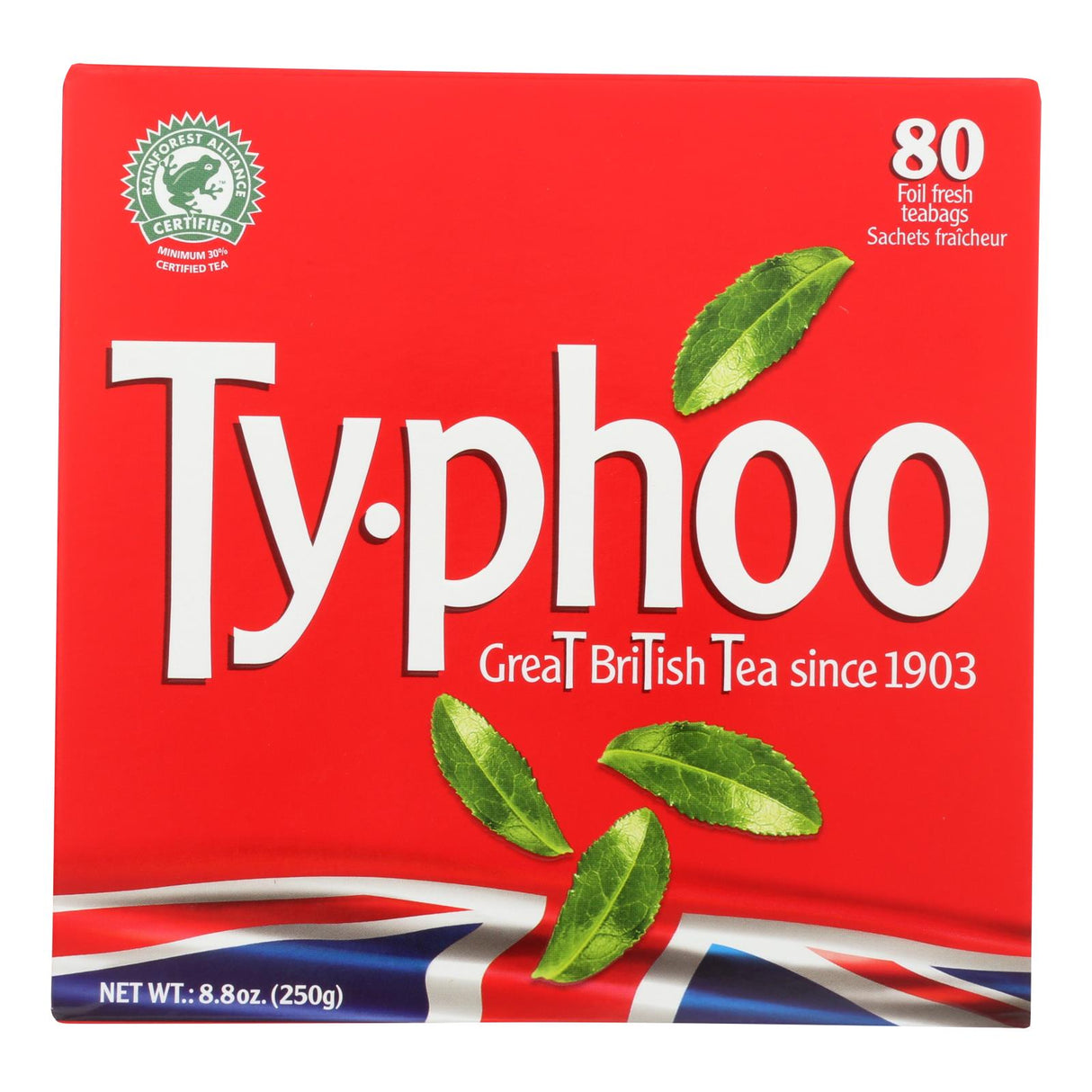 Typhoo English Breakfast Tea Bags, 80 Count (Pack of 6) - Cozy Farm