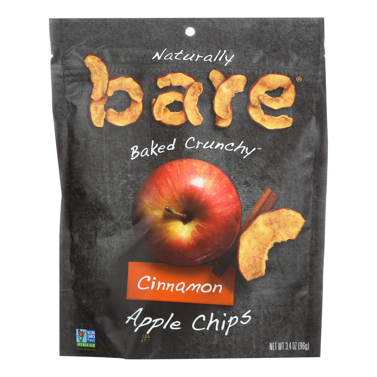 Bare Fruit Cinnamon Apple Chips (Pack of 12 - 3.4 Oz) - Cozy Farm