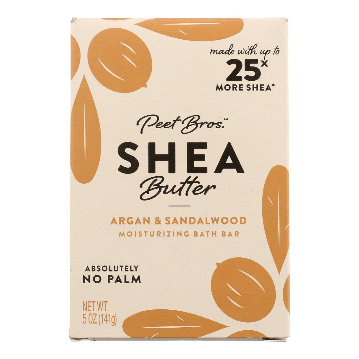 Peet Bros Argan Sandalwood Shea Butter Soap Bar (5 Oz) - Cozy Farm