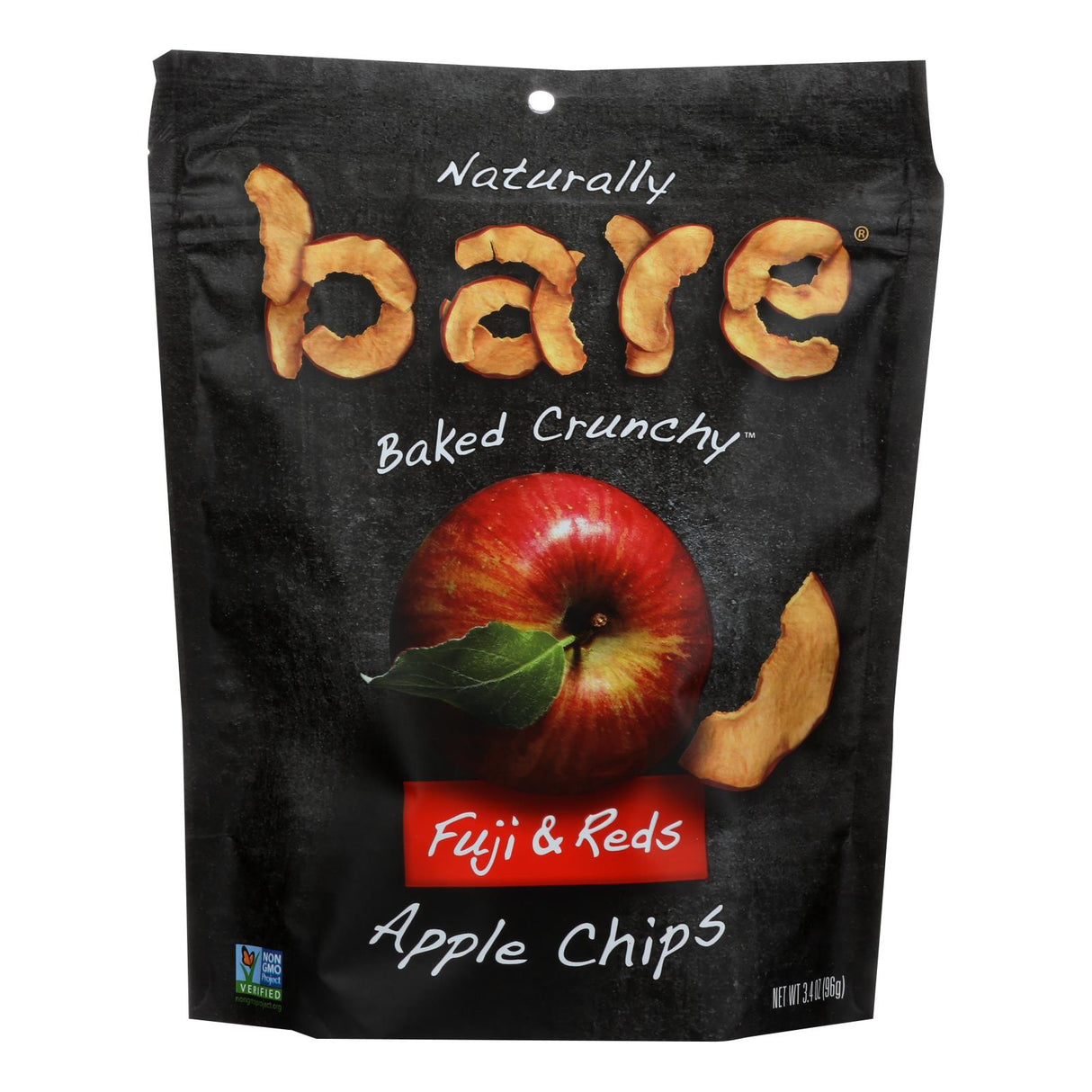 Bare Fruit Fuji & Reds Apple Chips 12-Pack (3.4 Oz) - Cozy Farm