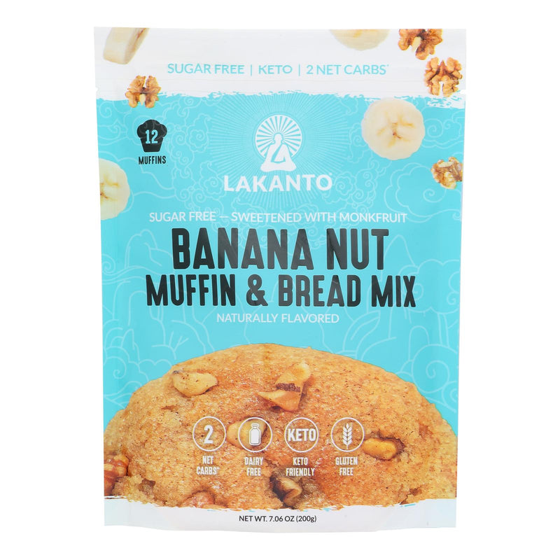 Lakanto Mix Muffin Banana Nut, Keto, Sugar-Free, Gluten-Free, (Pack of 8) 7.06oz - Cozy Farm 