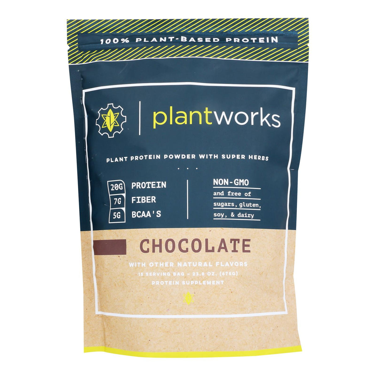 Plant Works Chocolate Protein Powder (Pack of 4), 23.8 Oz - Cozy Farm
