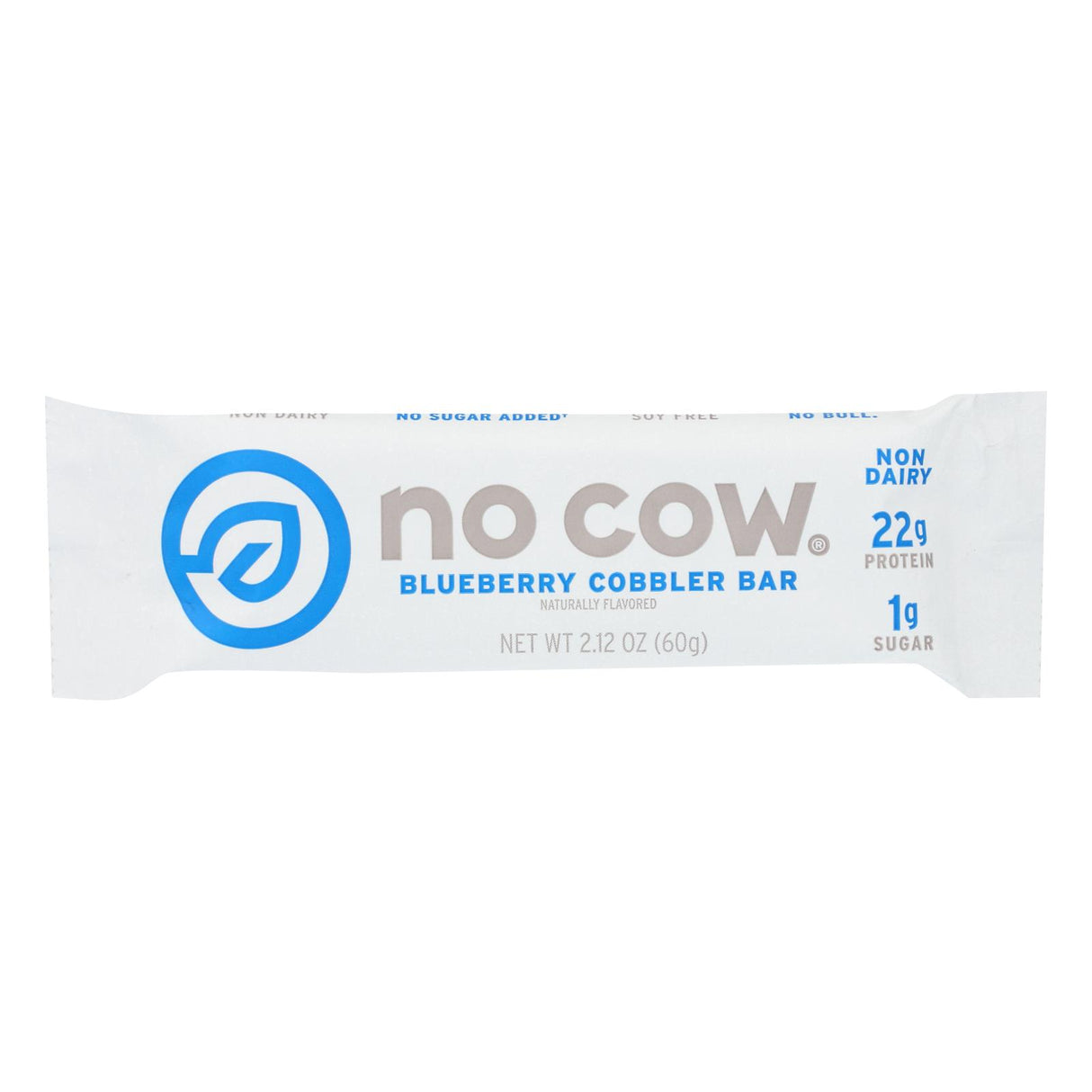 No Cow Plant Based Blueberry Cobbler Protein Bar, 2.12 Oz Bar (Pack of 12) - Cozy Farm