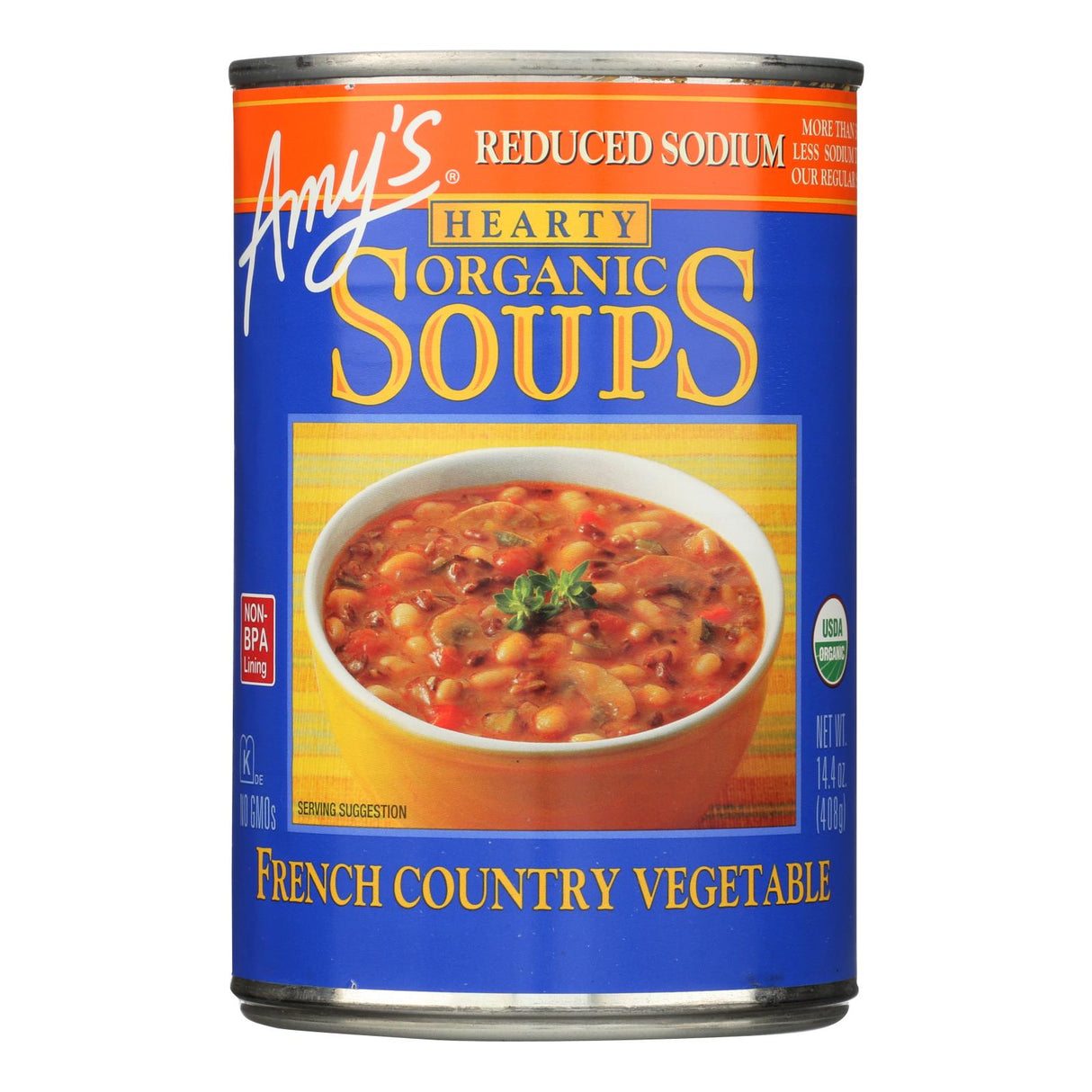 Amy's Organic Hearty French Country Vegetable Soup - 12.4 Oz (Pack of 12) - Cozy Farm
