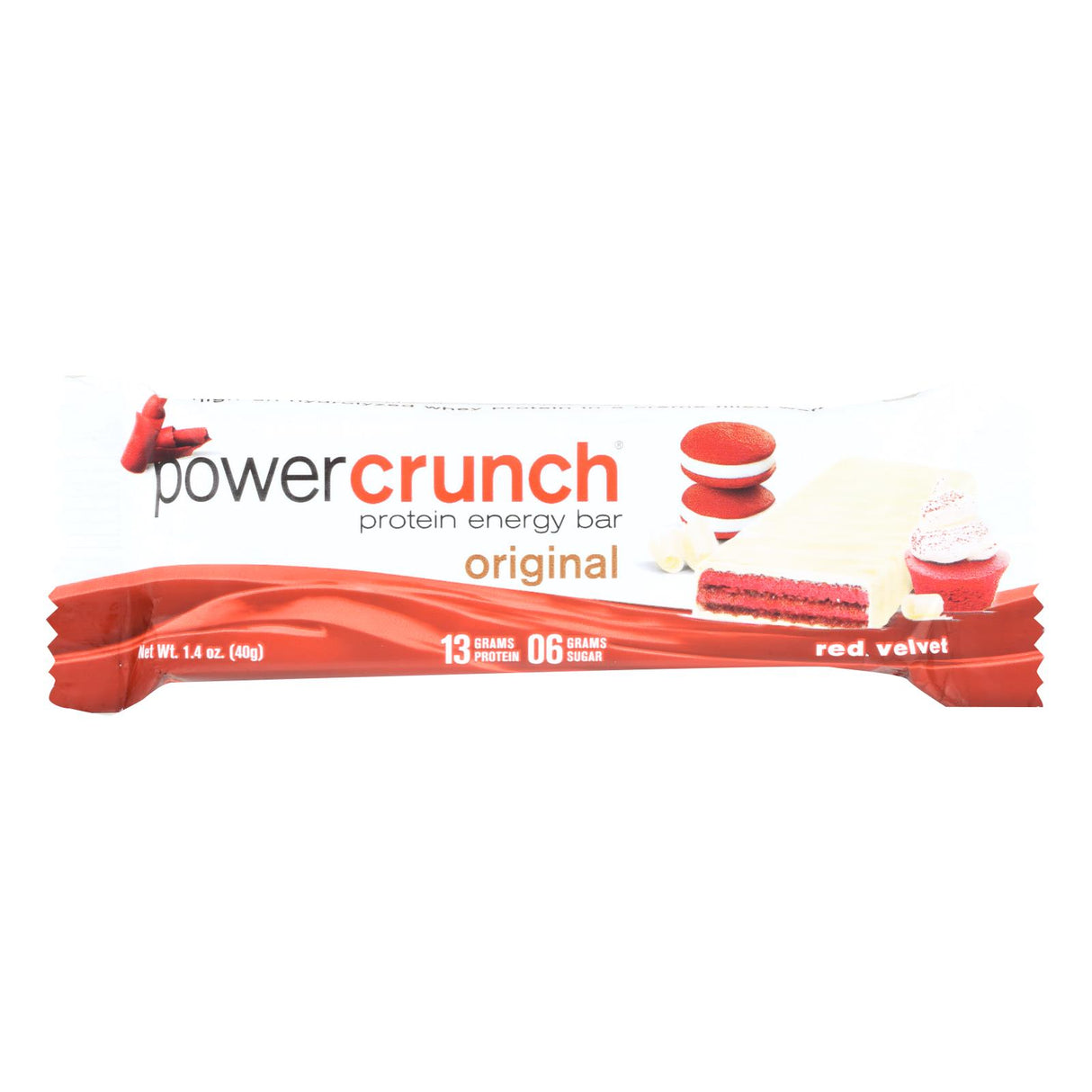 Power Crunch Protein Energy Bar, Red Velvet, 1.4 Oz., Case of 12 - Cozy Farm