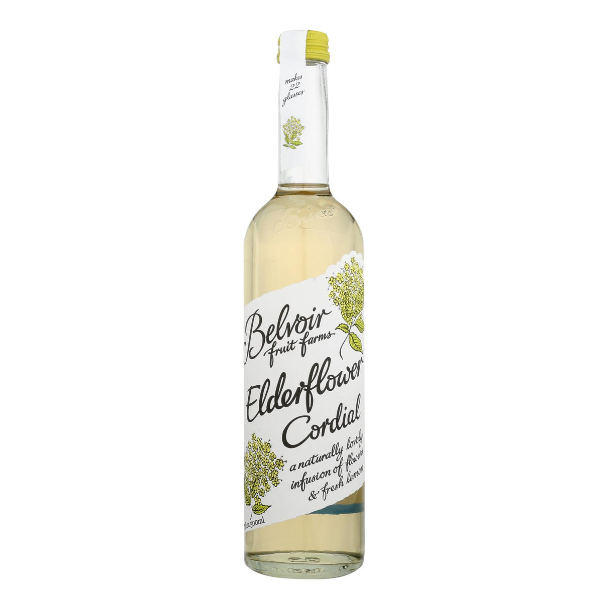 Belvoir Fruit Farms Elderflower Cordial 6-Pack, 17 Fl Oz Per Bottle - Cozy Farm