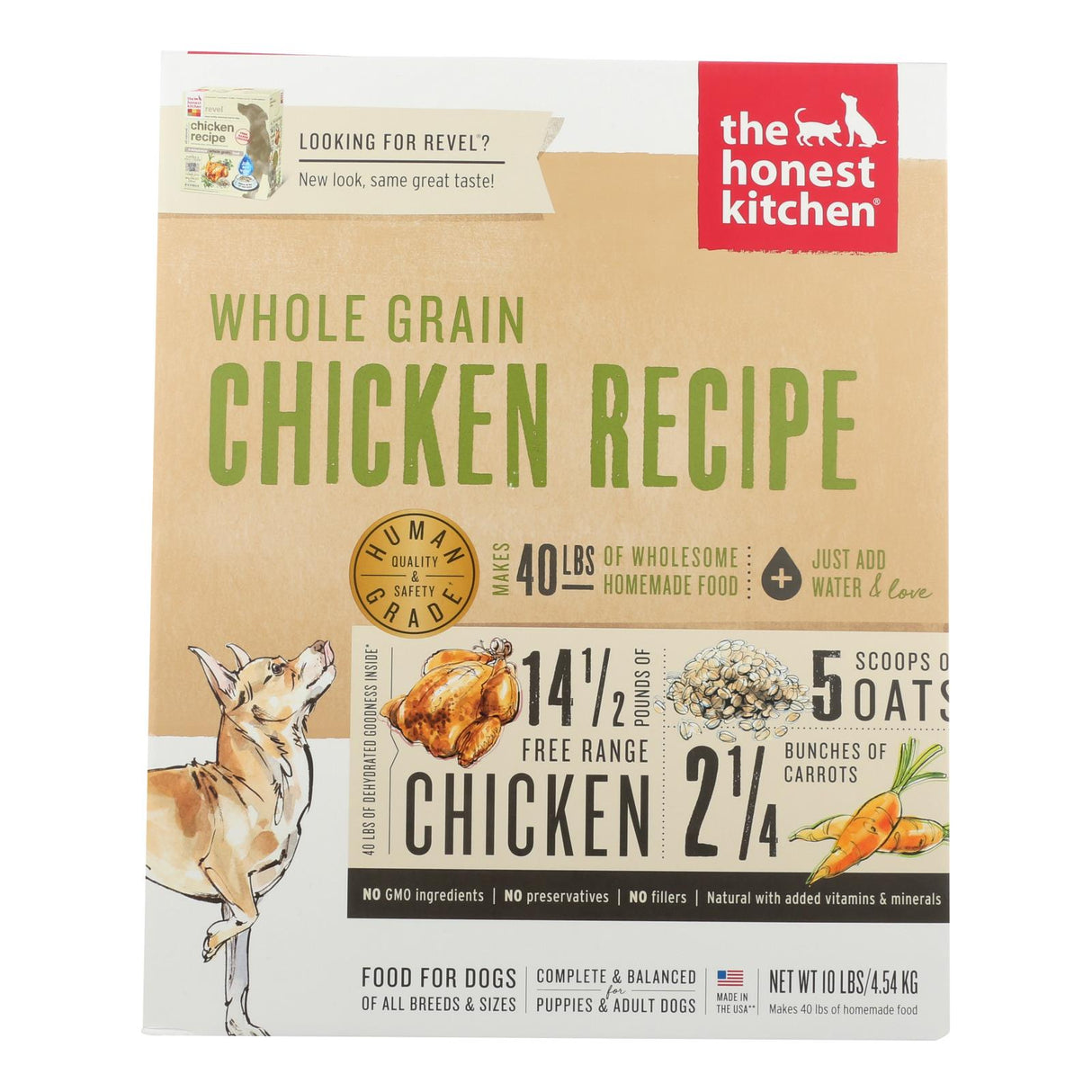 The Honest Kitchen - Dog Fd Whole Green Chicken - 10 Lb - Cozy Farm