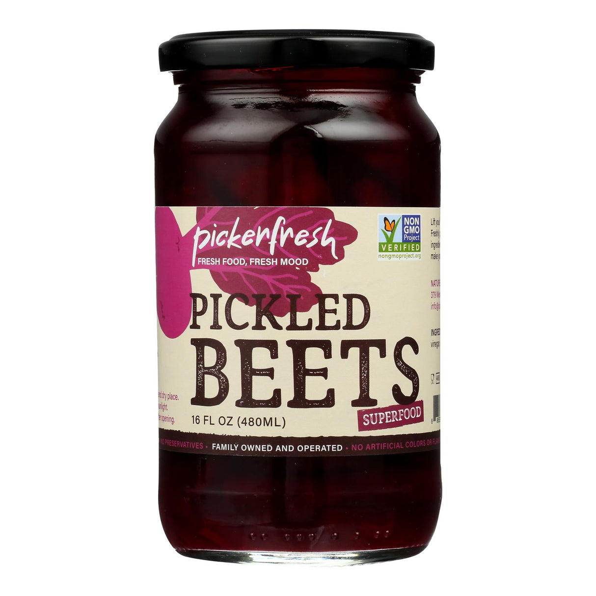 Pickerfresh Pickled Beets: Vibrant and Tangy 16 oz. Jars (Pack of 6) - Cozy Farm