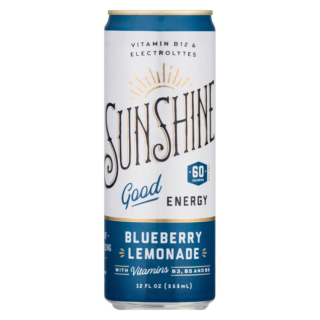 Sunshine Beverages - Bluberry Lemonade Soda, 12-Pack (12 Fl Oz Per Can) - Cozy Farm
