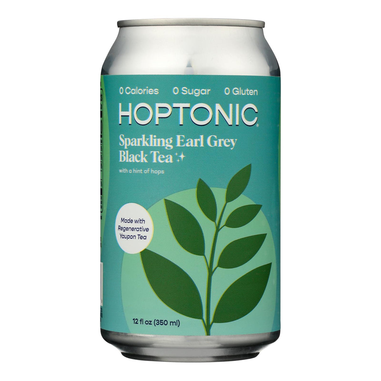 Hoptonic Sparkling Earl Grey Black Tea (Pack of 6 - 12 fl oz) - Cozy Farm