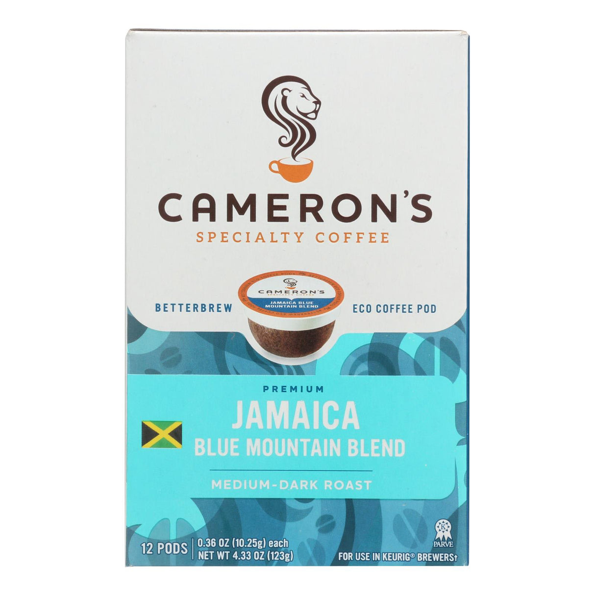 Cameron's Specialty Coffee Jamaican Blue Mountain Blend 12 Ct - Cozy Farm