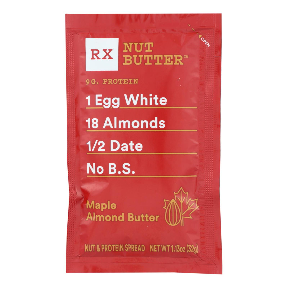 RXBAR (Pack of 10) Nut Butter Maple Almond - 1.13oz - Cozy Farm