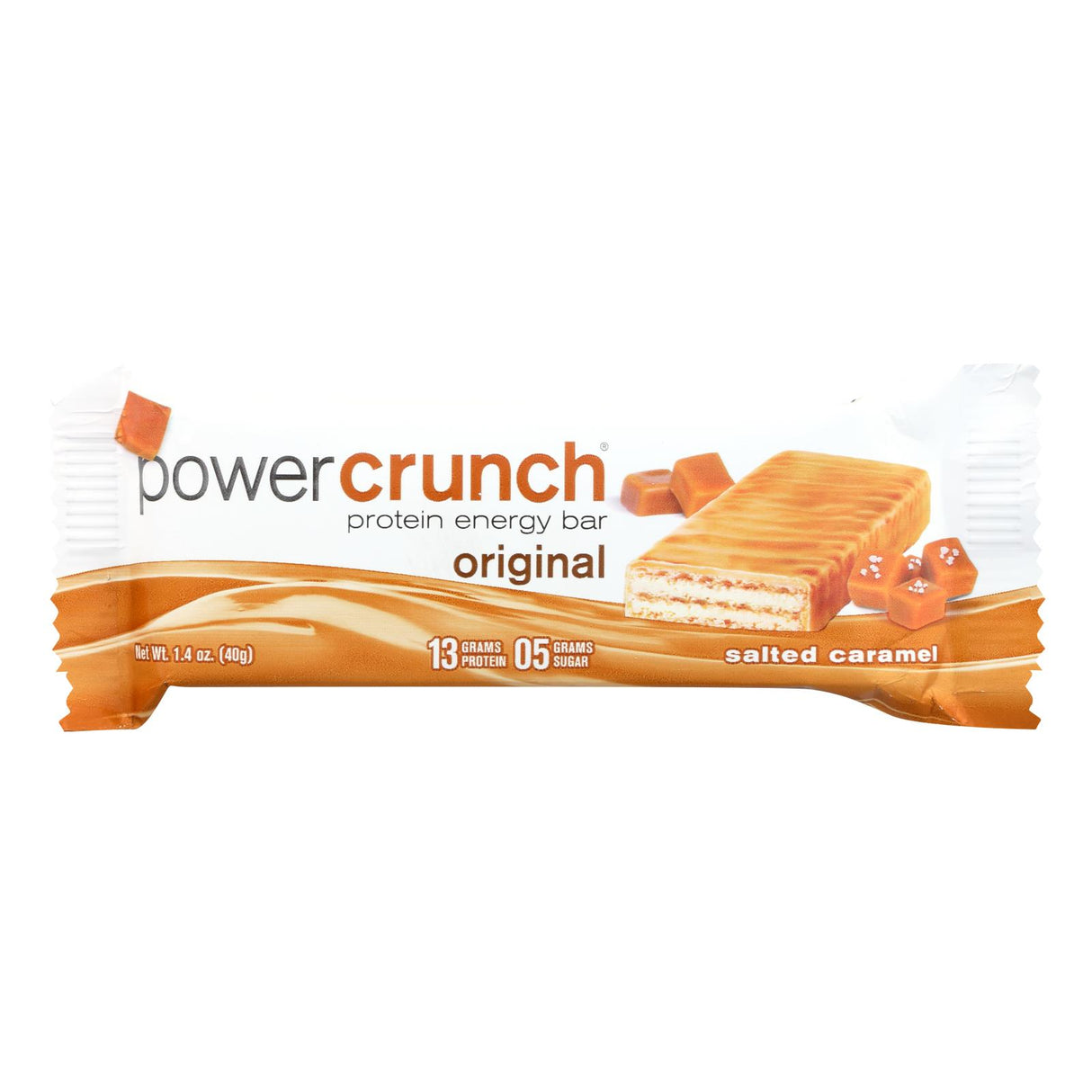 Power Crunch Bar - Original - Salted Caramel - 1.4 oz - 12 Pack - Cozy Farm
