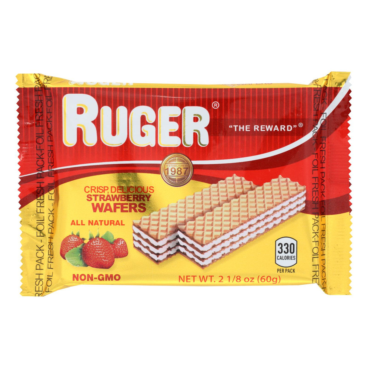 Ruger Wafers: Strawberry Flavored, 2.125 Oz (Case of 12) - Cozy Farm
