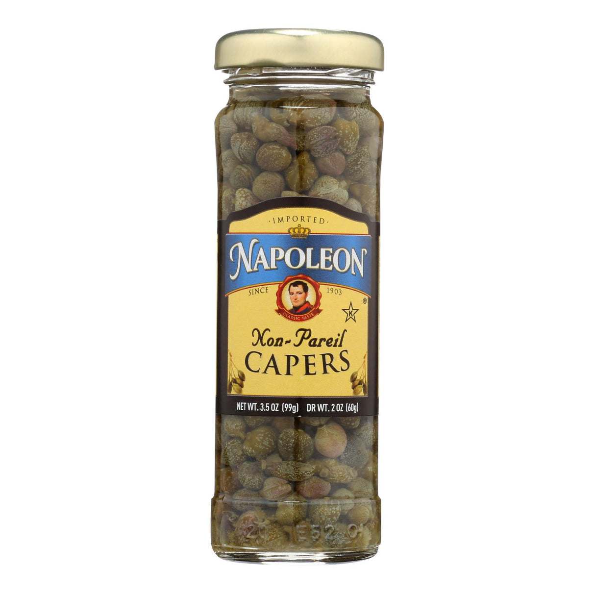 Napoleon Non-Pareilles Gourmet Imported Capers (12-Pack) - 3.5 Oz - Cozy Farm