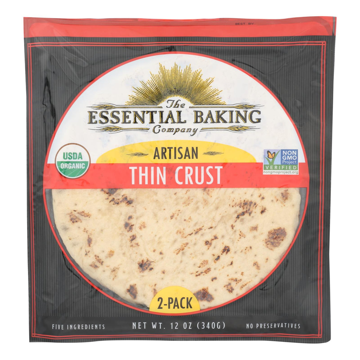Essential Baking Company Thin Crust Pizza Crust (Pack of 10) - Cozy Farm